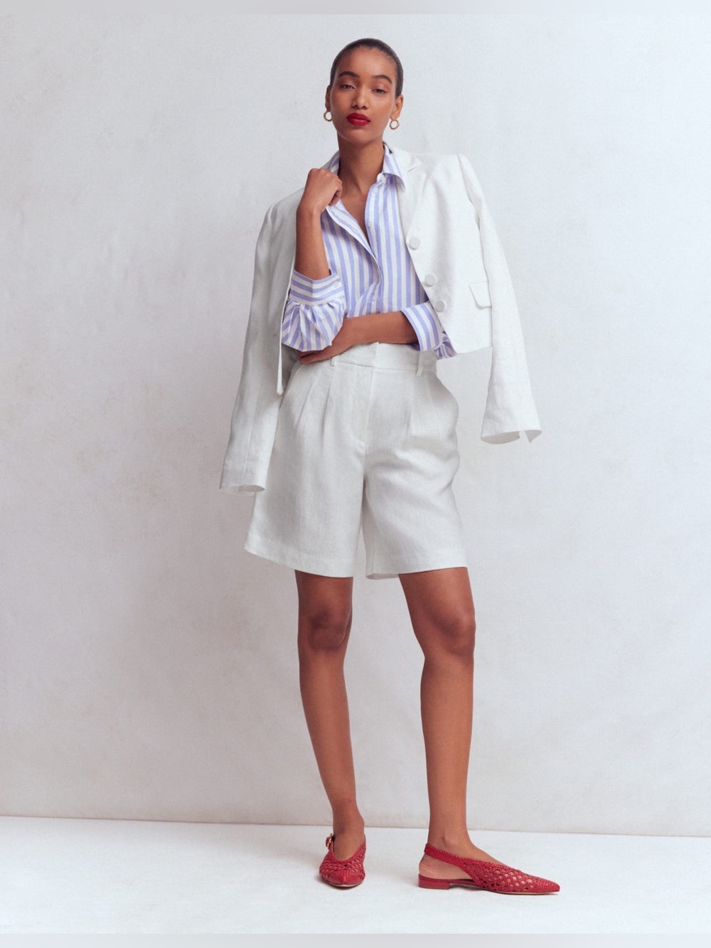Boden Highbury Linen Shorts- NWT Sz 8